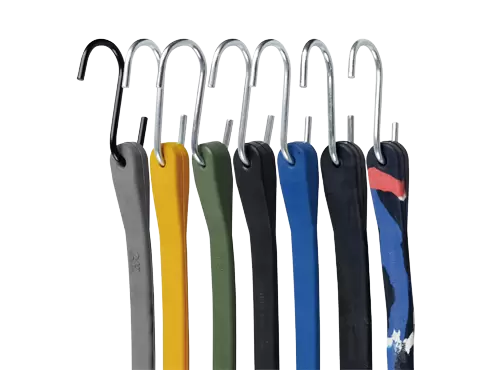 ALLROAD EPDM-Bungee-Seile mit Haken, 30 % dicker, Gr&ouml;&szlig;en 9&ndash;41 Zoll farbcodiert