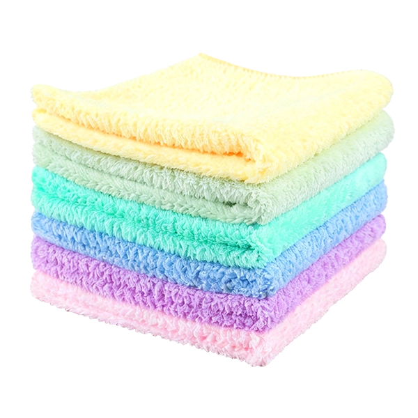 ALLROAD Korallenvlies-T&uuml;cher, 6er-Pack, 30 x 30 cm, Mikrofaser-Geschirrt&uuml;cher f&uuml;r die K&uuml;che